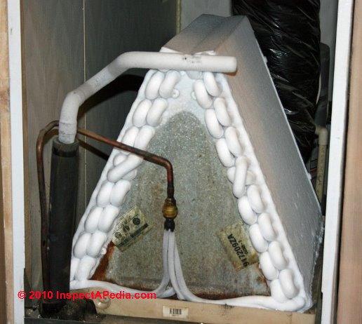空调室内蒸发器冷却盘管结霜